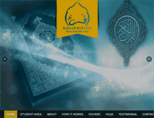 Tablet Screenshot of iqraquranlive.com